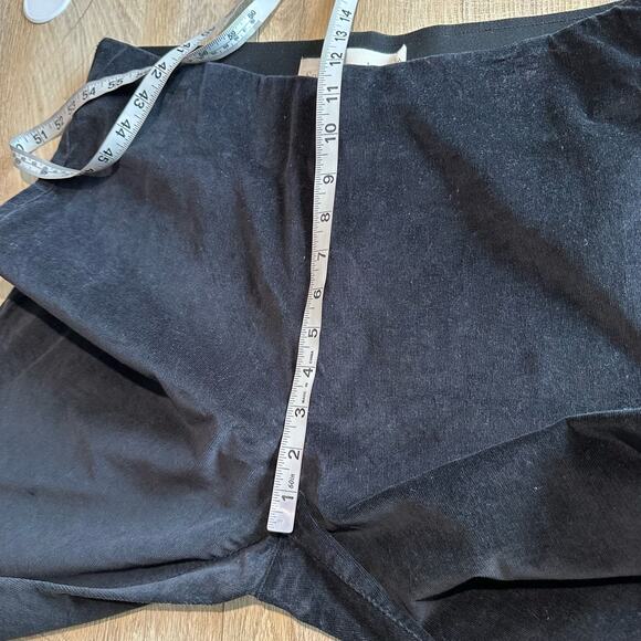 Soft Surroundings Corduroy Pull On Flare Pants Black XL Petite - Picture 8 of 9